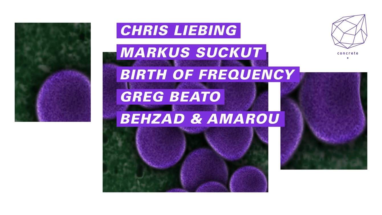 Concrete: Chris Liebing, Markus Suckut, Birth Of Frequency, Greg Beato - Página frontal