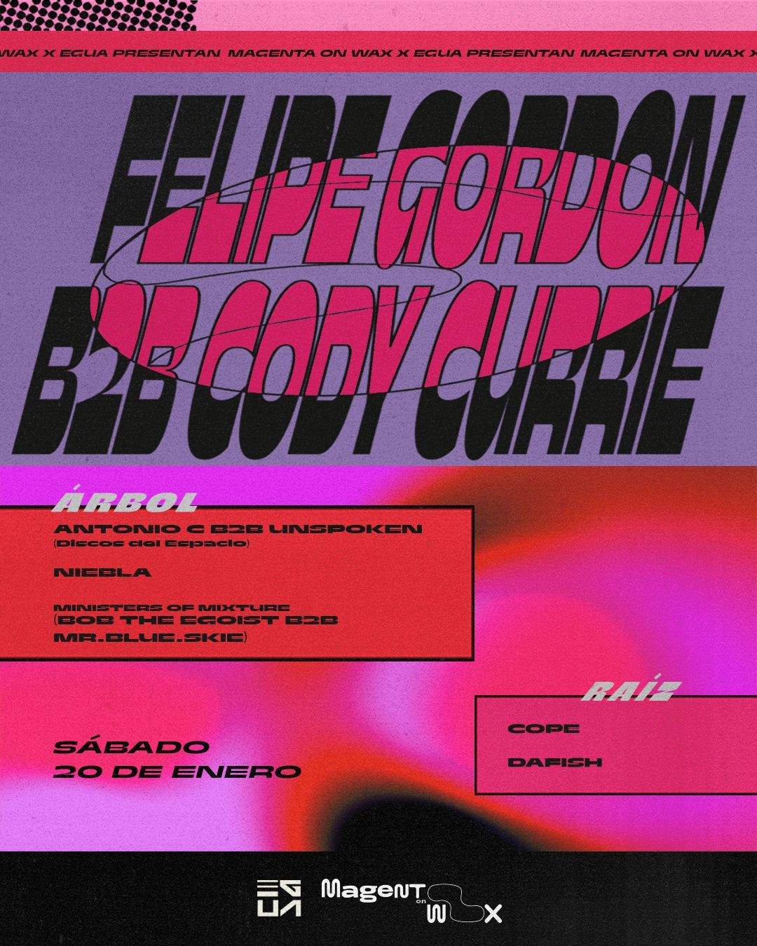 Felipe Gordon & Cody Currie - Vol. 2 - フライヤー表
