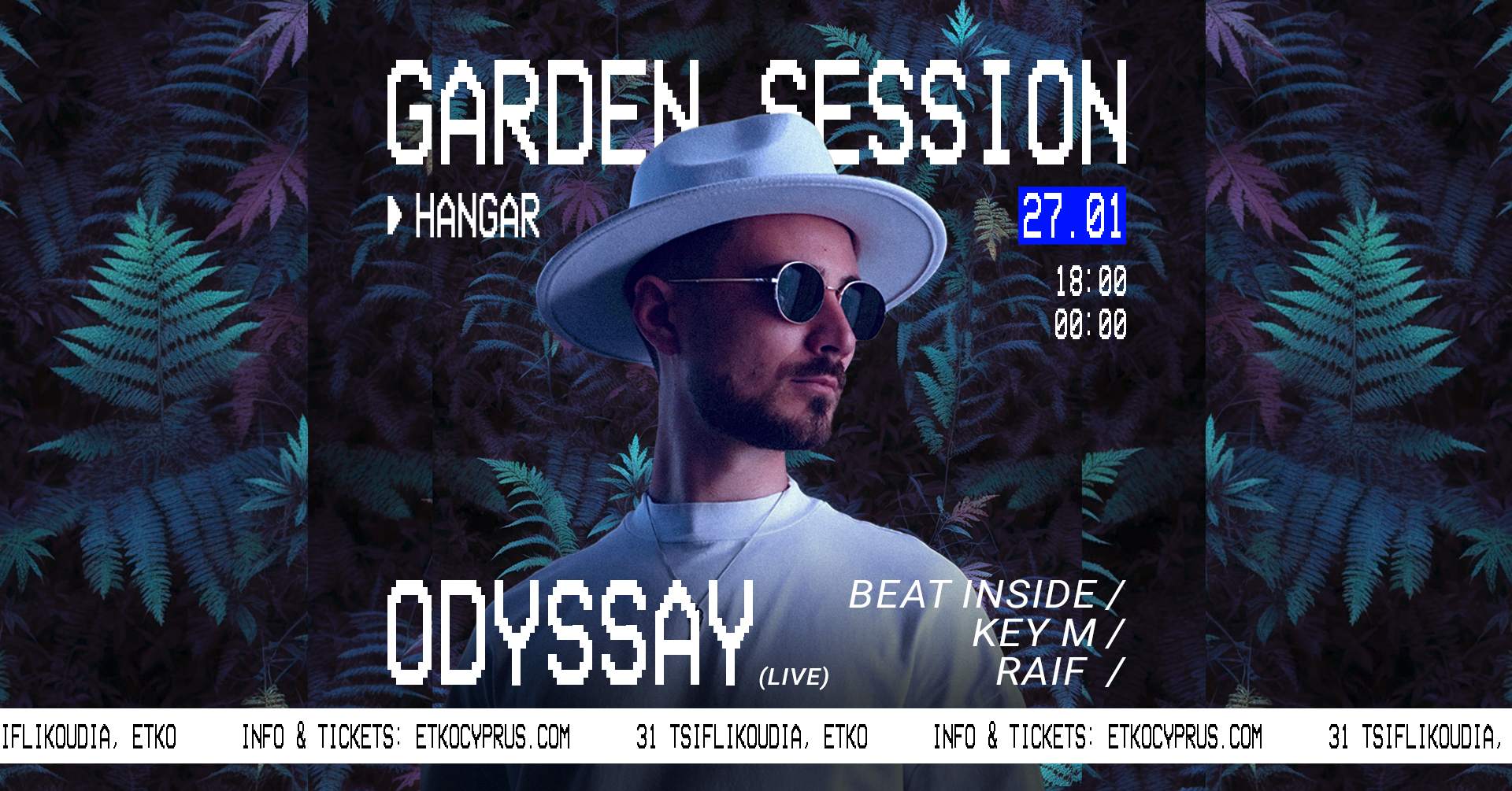 Garden Session w ODYSSAY live - Página frontal