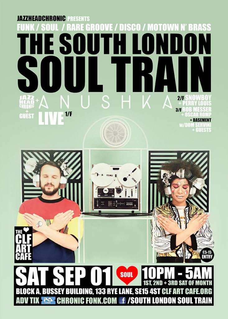 The South London Soul Train with Anushka (UK) (Live) - More on 4 Floors - Página frontal