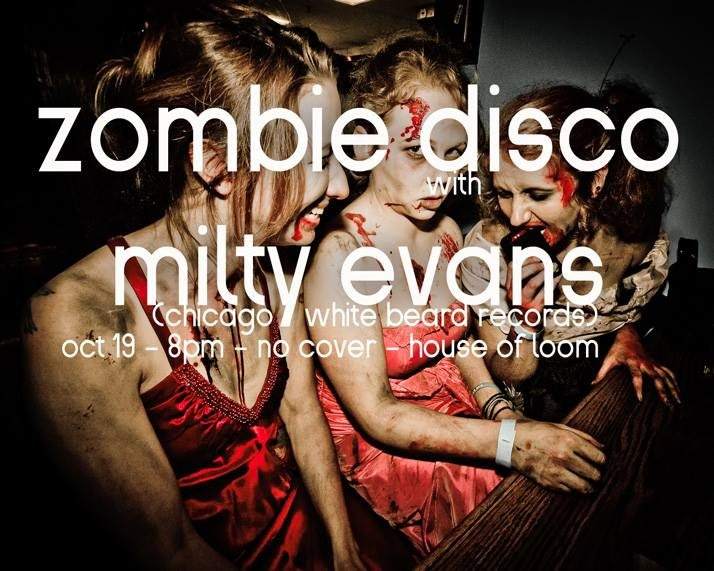 Zombie Disco with Milty Evans - Página frontal