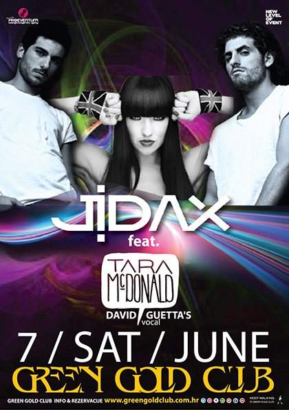 GG Summer Fest with Jidax feat. Tara Mcdonald - Página frontal