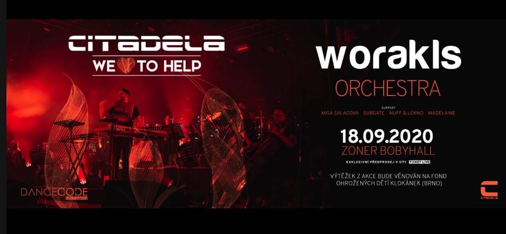 Citadela Worakls Orchestra in Brno (CZ) - フライヤー表