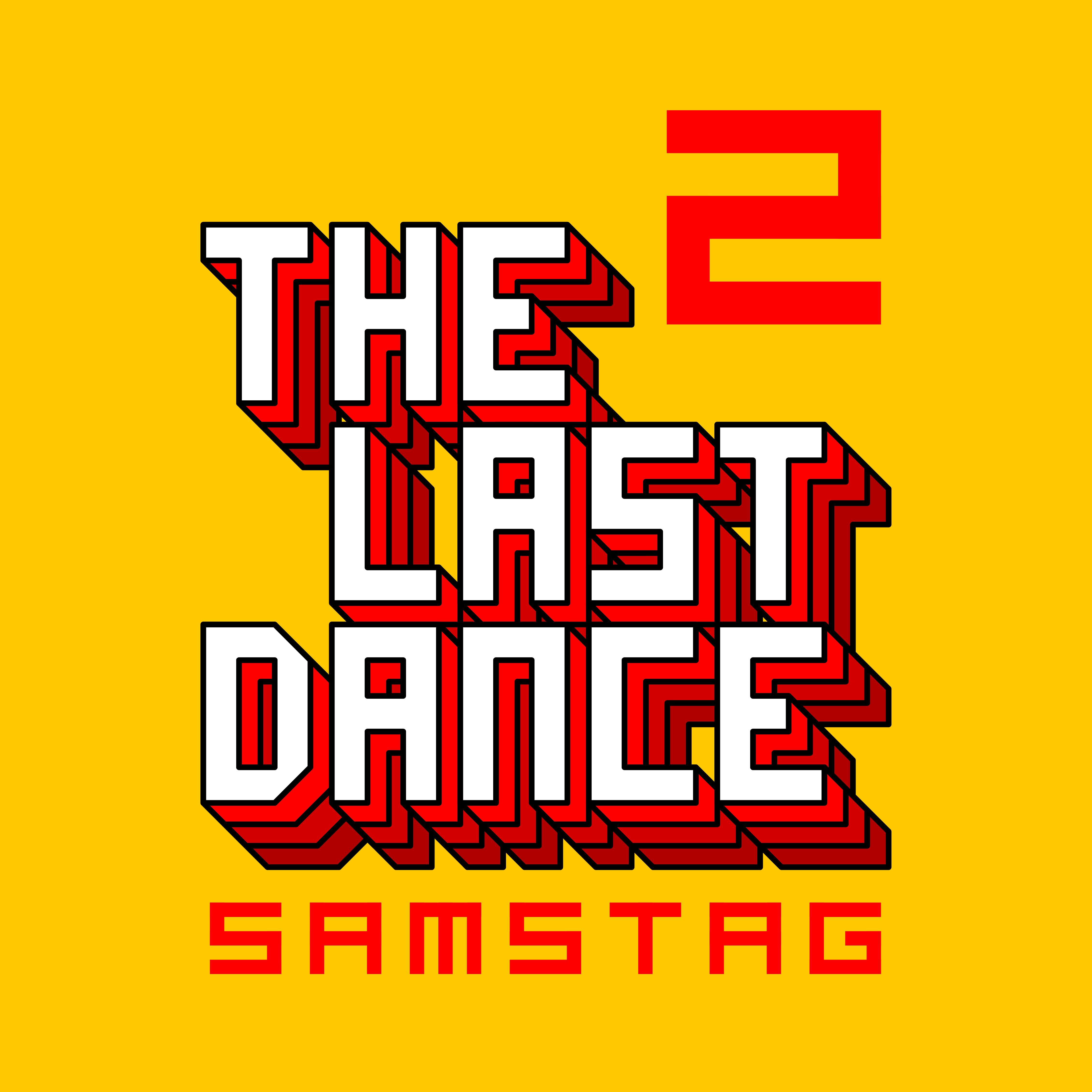 THE LAST DANCE - PART II - 24 H WOHNZIMMER - フライヤー表