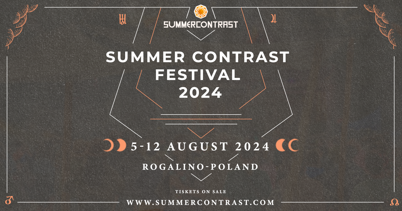Summer Contrast Festival 2024 - フライヤー表