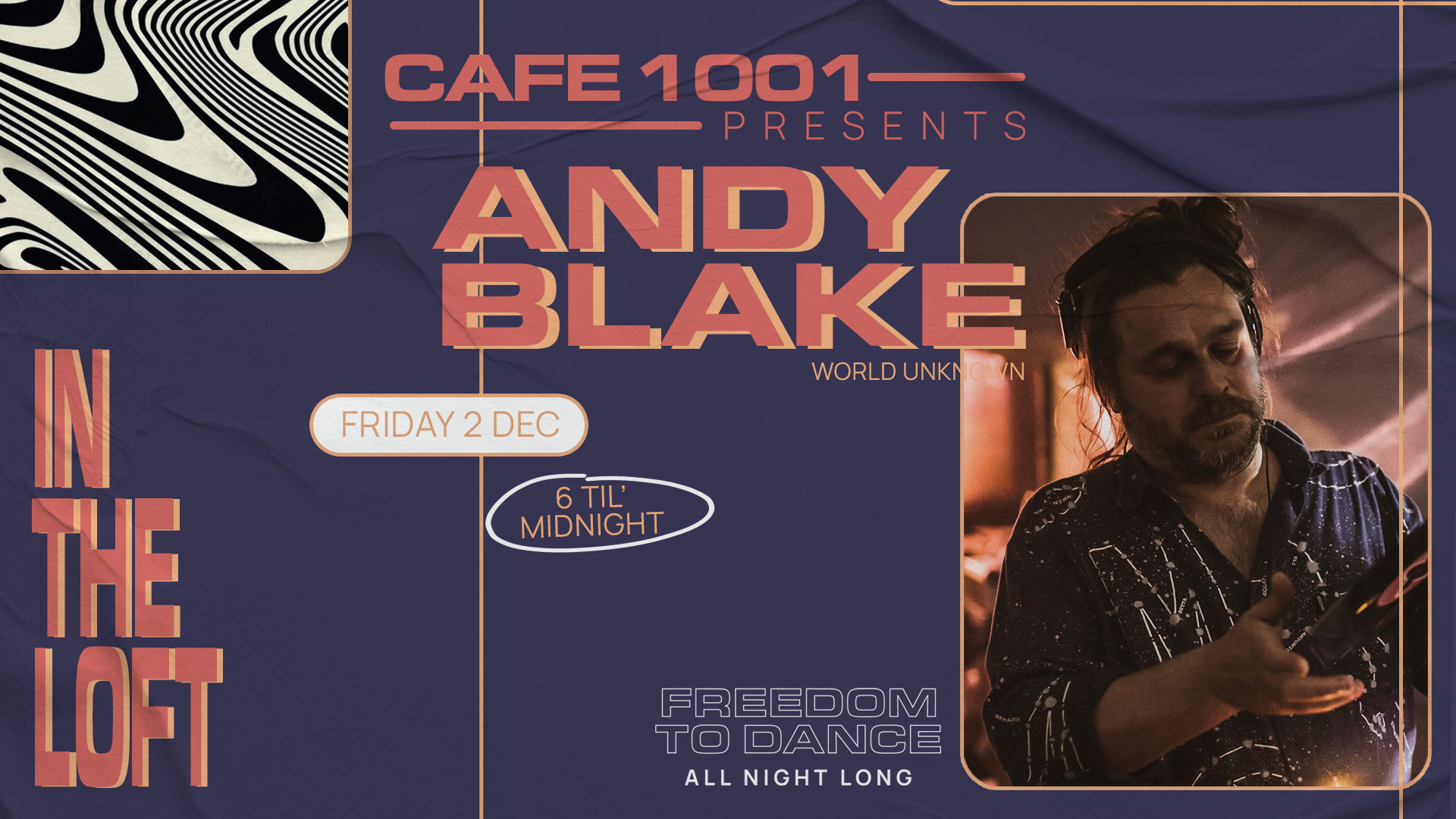 Cafe 1001 presents: Andy Blake (All Evening Long)  - Página frontal