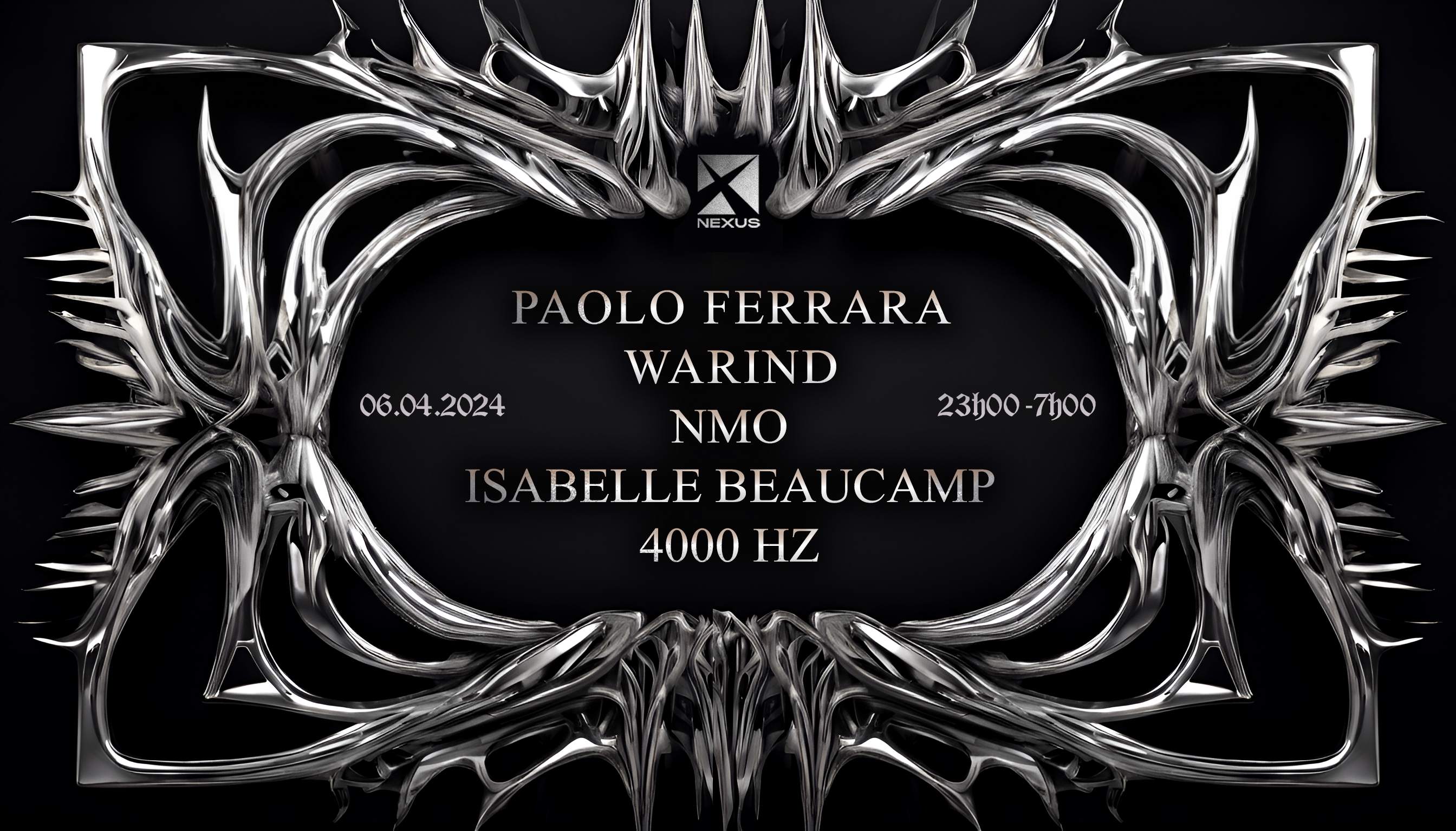 Nexus: Paolo Ferrara - WarinD - NMO - Isabelle Beaucamp - Página frontal