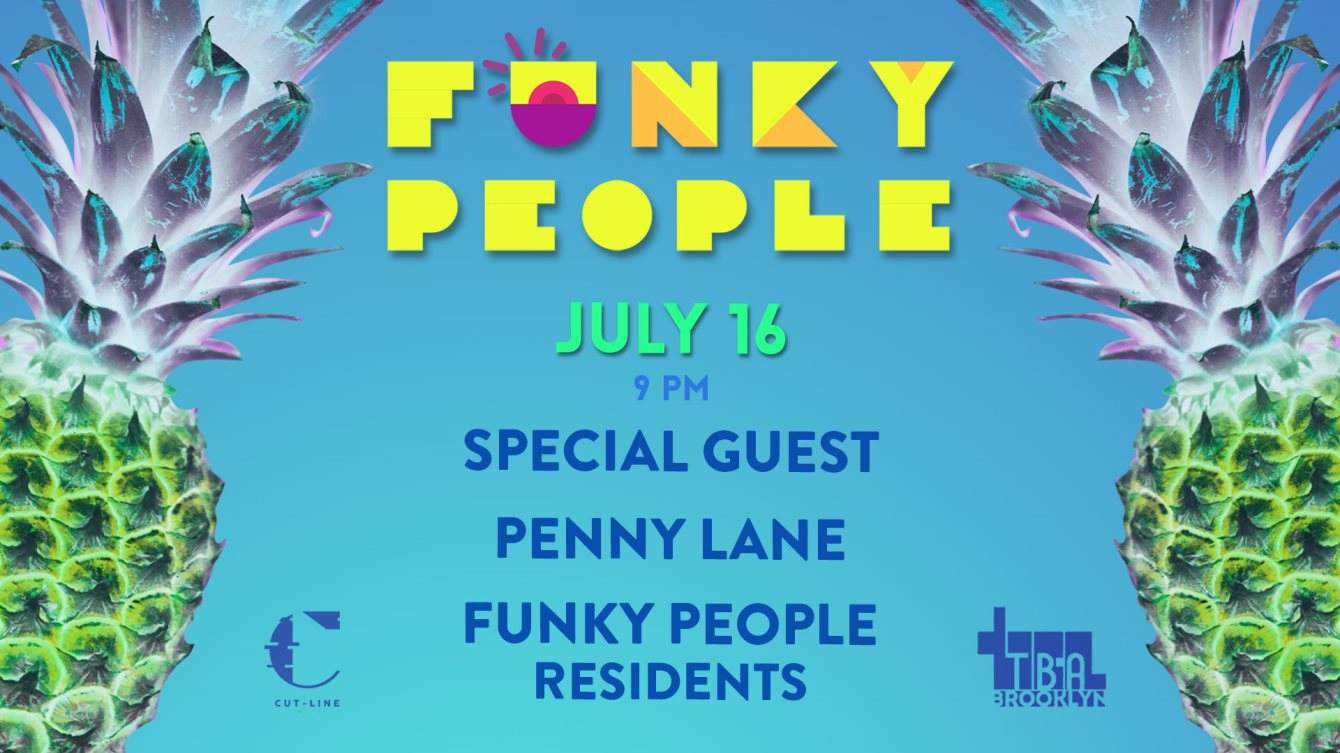 Funky People with Special Guest, Penny Lane & Residents - Página frontal