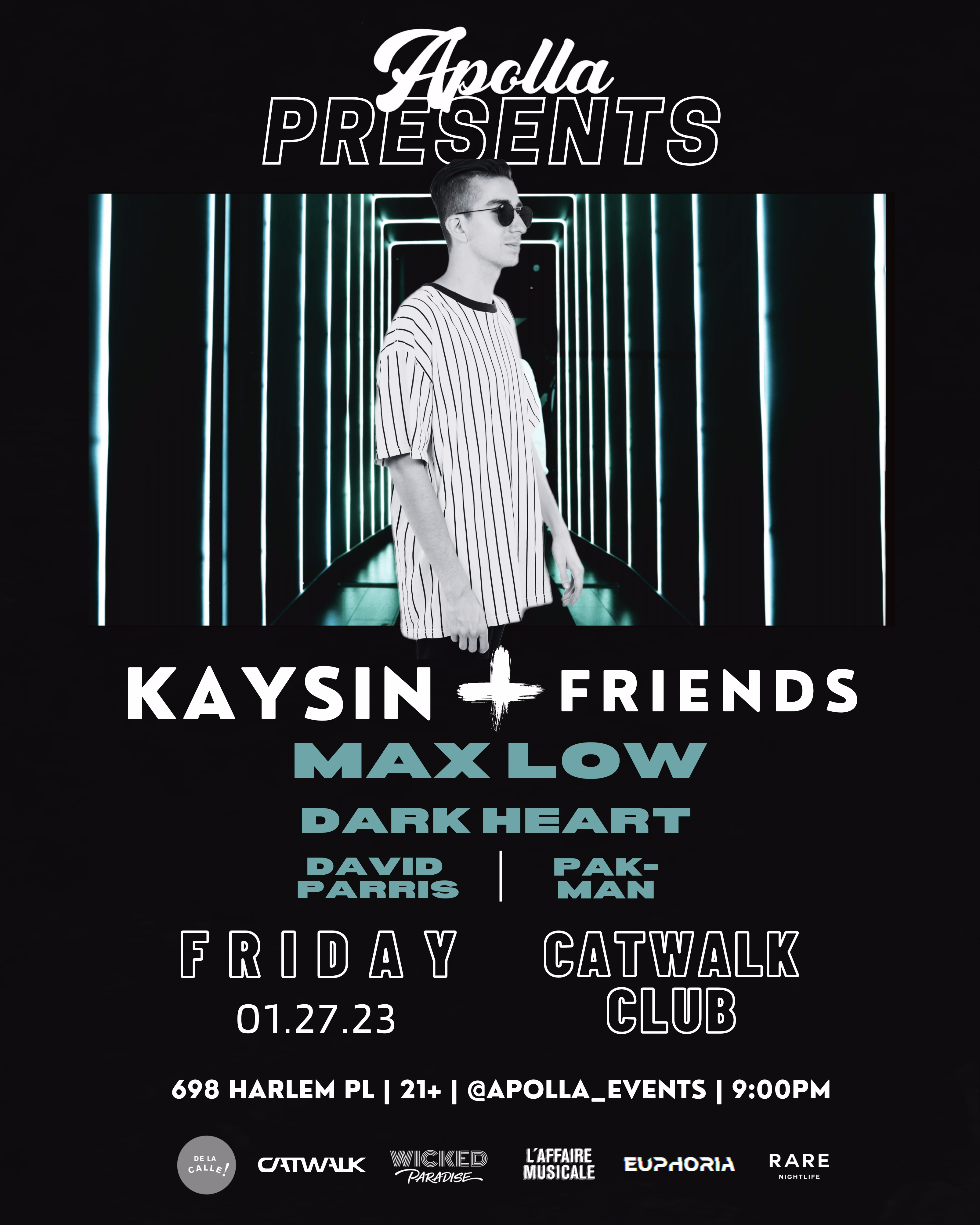 Apolla presents: Kaysin + friends at Club Catwalk, Los Angeles
