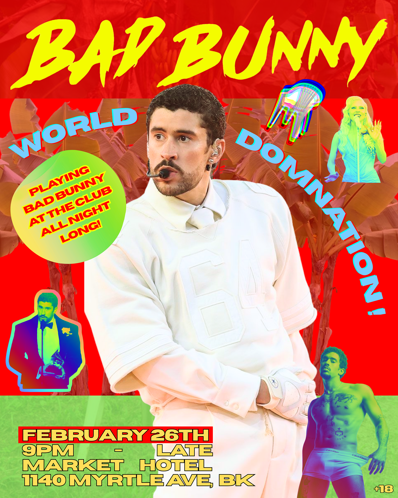 BAD BUNNY CLUB NIGHT at Market Hotel, New York City