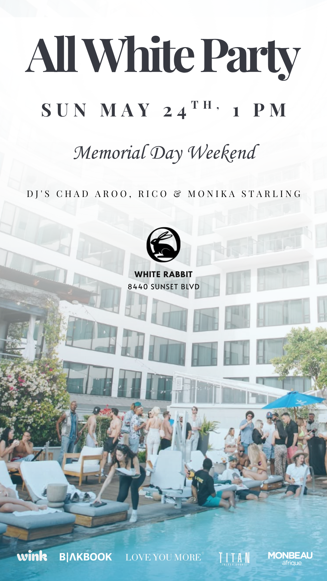 Memorial Day Weekend All White Pool Party @ The Valorian Hotel Rooftop ...