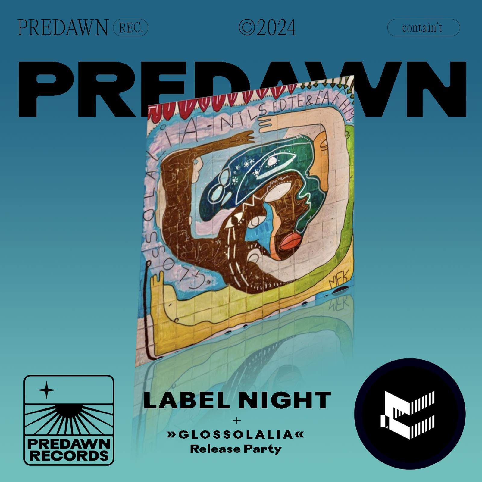 Predawn Label Night - フライヤー表
