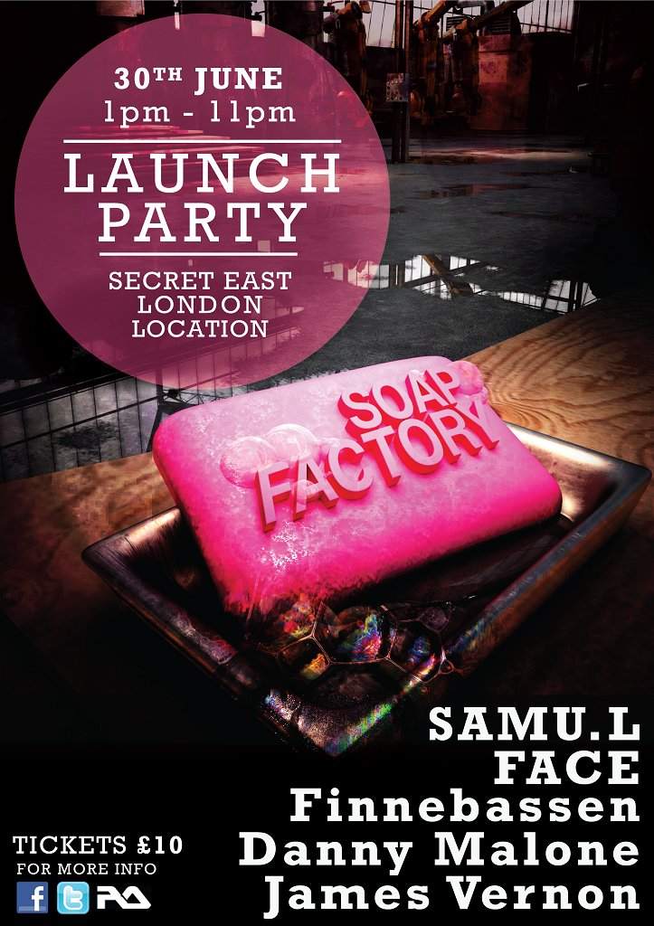 Soap Factory Launch all day Outside Party and BBQ with Samu.l and