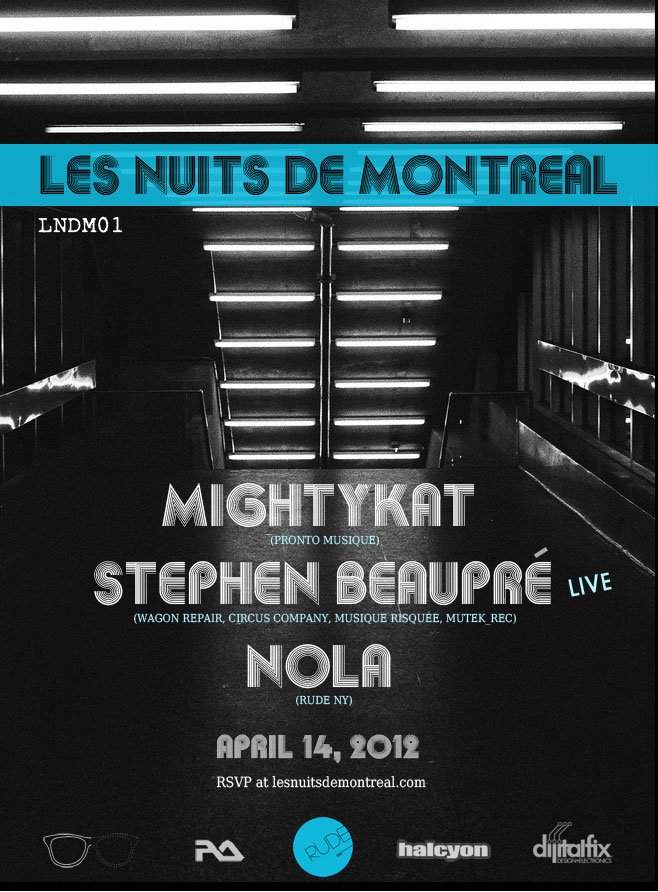 Les Nuits de Montreal: Mightykat, Stephen Beaupre & Nola - Página frontal