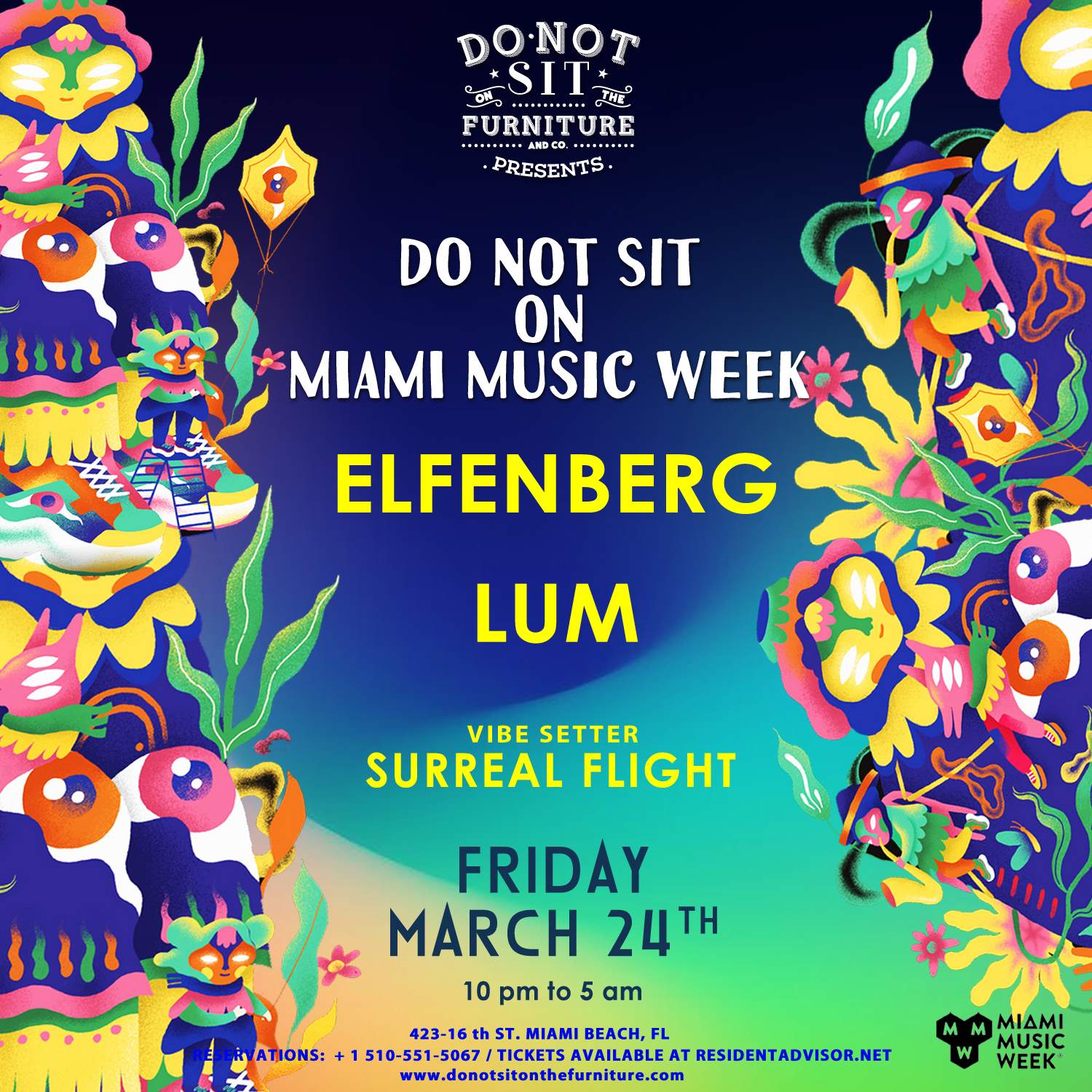 Elfenberg and Lum [Do Not Sit On Miami Music Week] - Página frontal