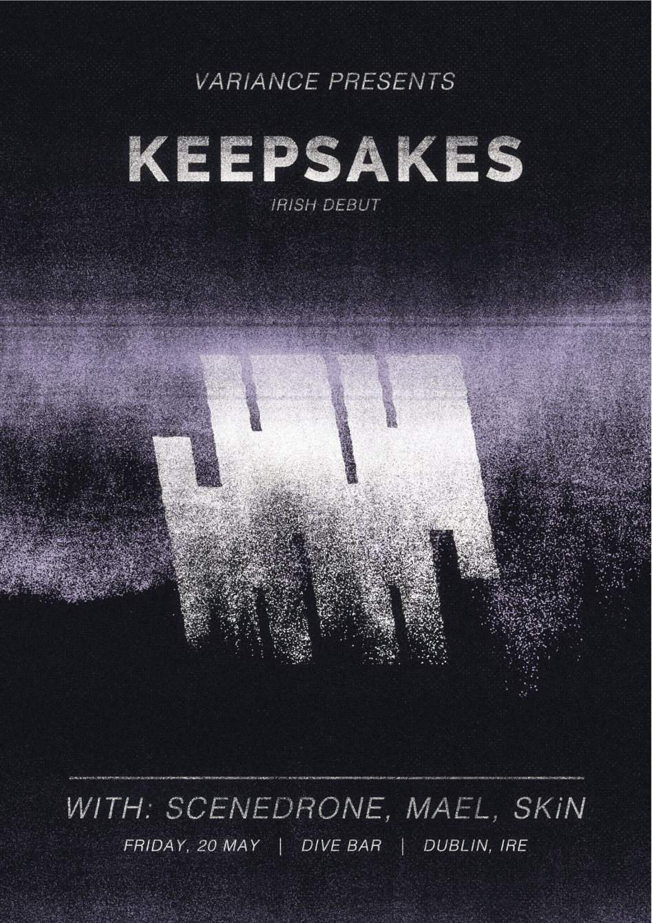 Keepsakes [Irish Debut] Variance Label Night with Support - Página frontal