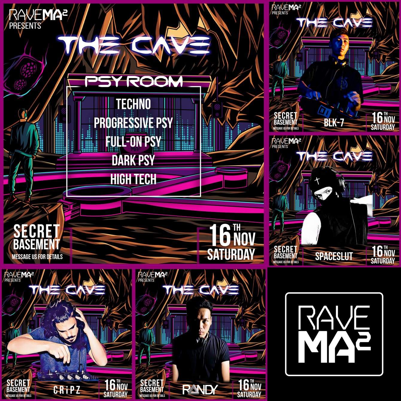 Rave Ma² presents: The Cave at Secret Location TBA, Hong Kong