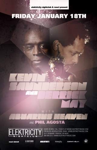 Kevin Saunderson & Derrick May Back 2 Back - Página frontal