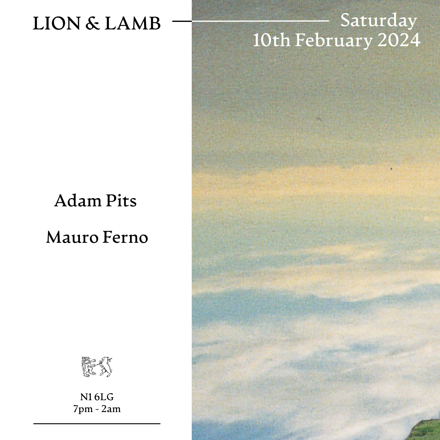 Lion & Lamb with Adam Pits + Mauro Ferno - Página frontal