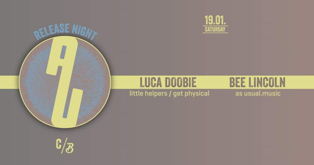 as usual. Release Night // with Luca Doobie and Bee Lincoln - Página frontal