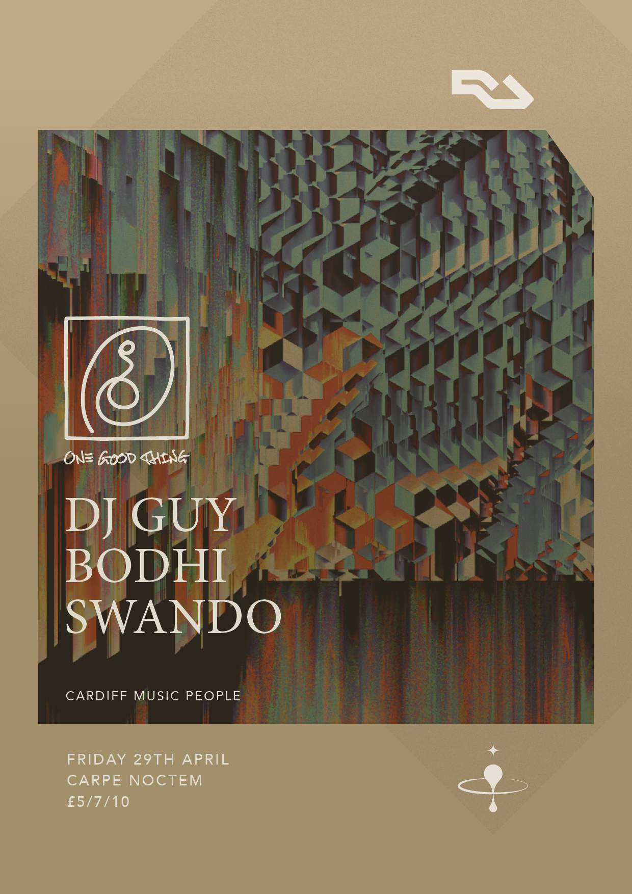 One Good Thing with DJ Guy, Bodhi & Swando - フライヤー表
