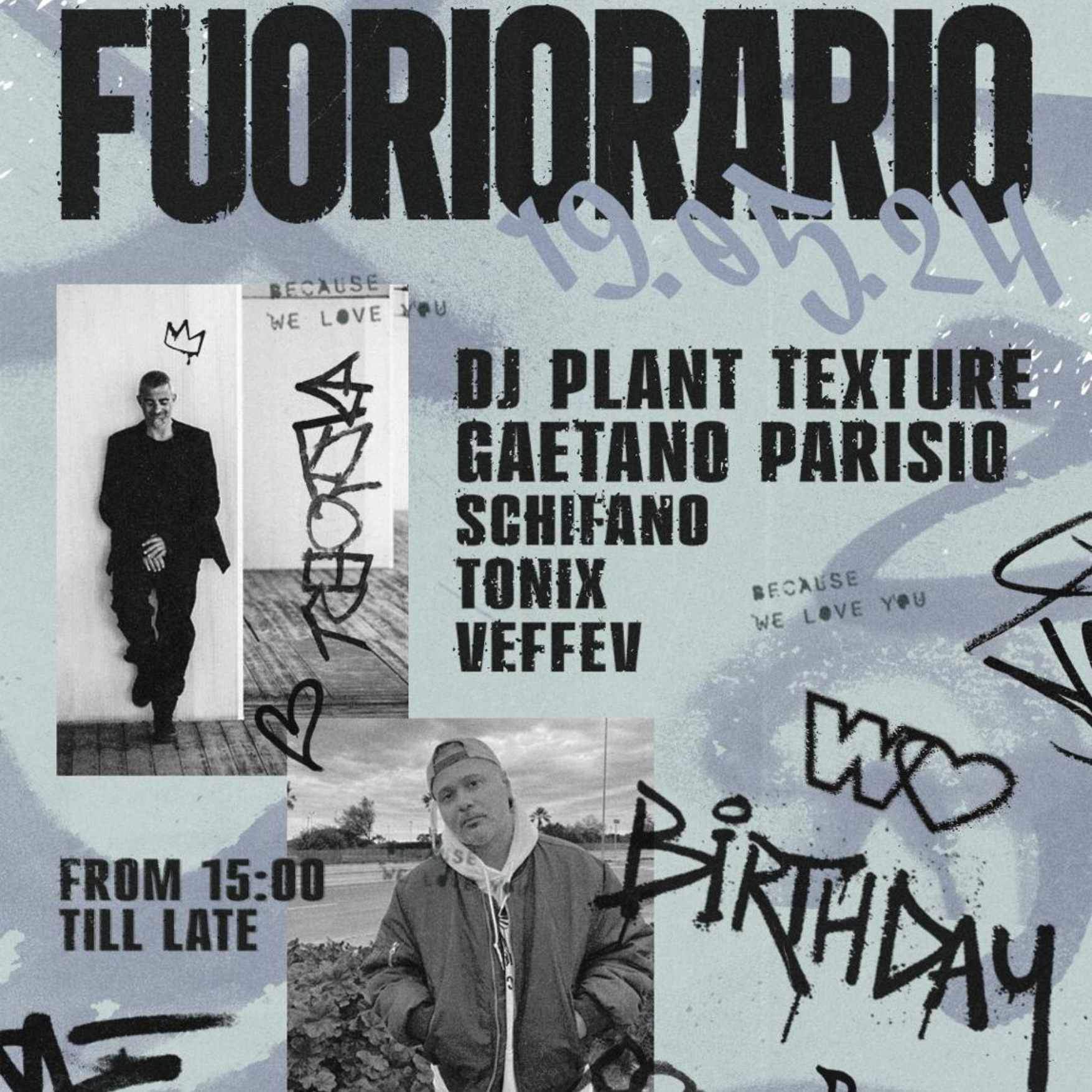 FUORIORARIO with Gaetano Parisio & DJ Plant Texture - Página frontal