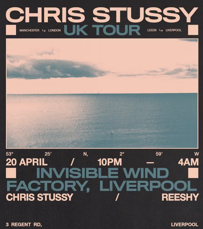 Chris Stussy - フライヤー表