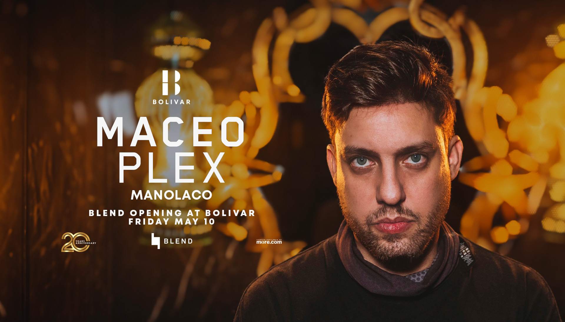 Blend Opening with Maceo Plex I Fri May 10 - フライヤー表