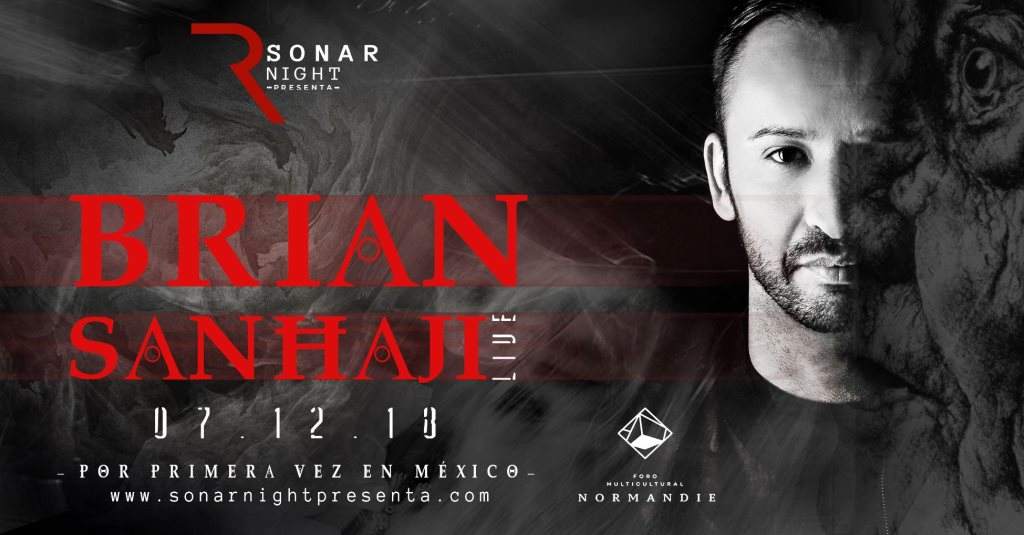 Sonar Night presenta Brian Sanhaji Modular Live set-up - フライヤー表