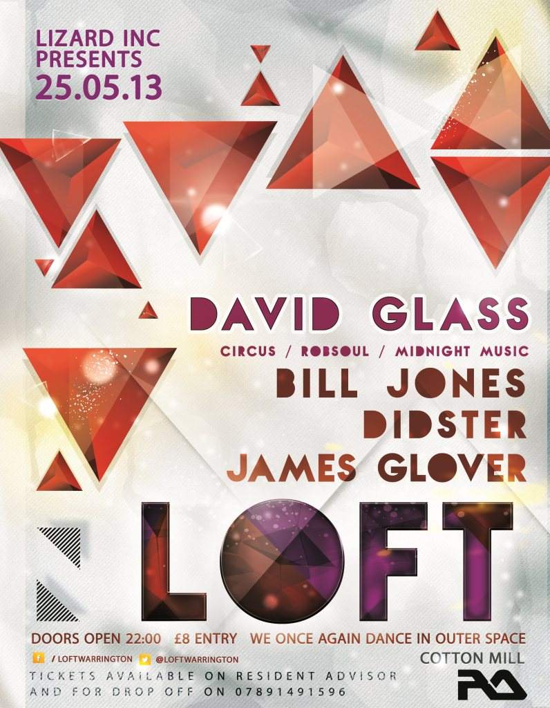 Loft Warrington presents...David Glass & Bill Jones - Página frontal