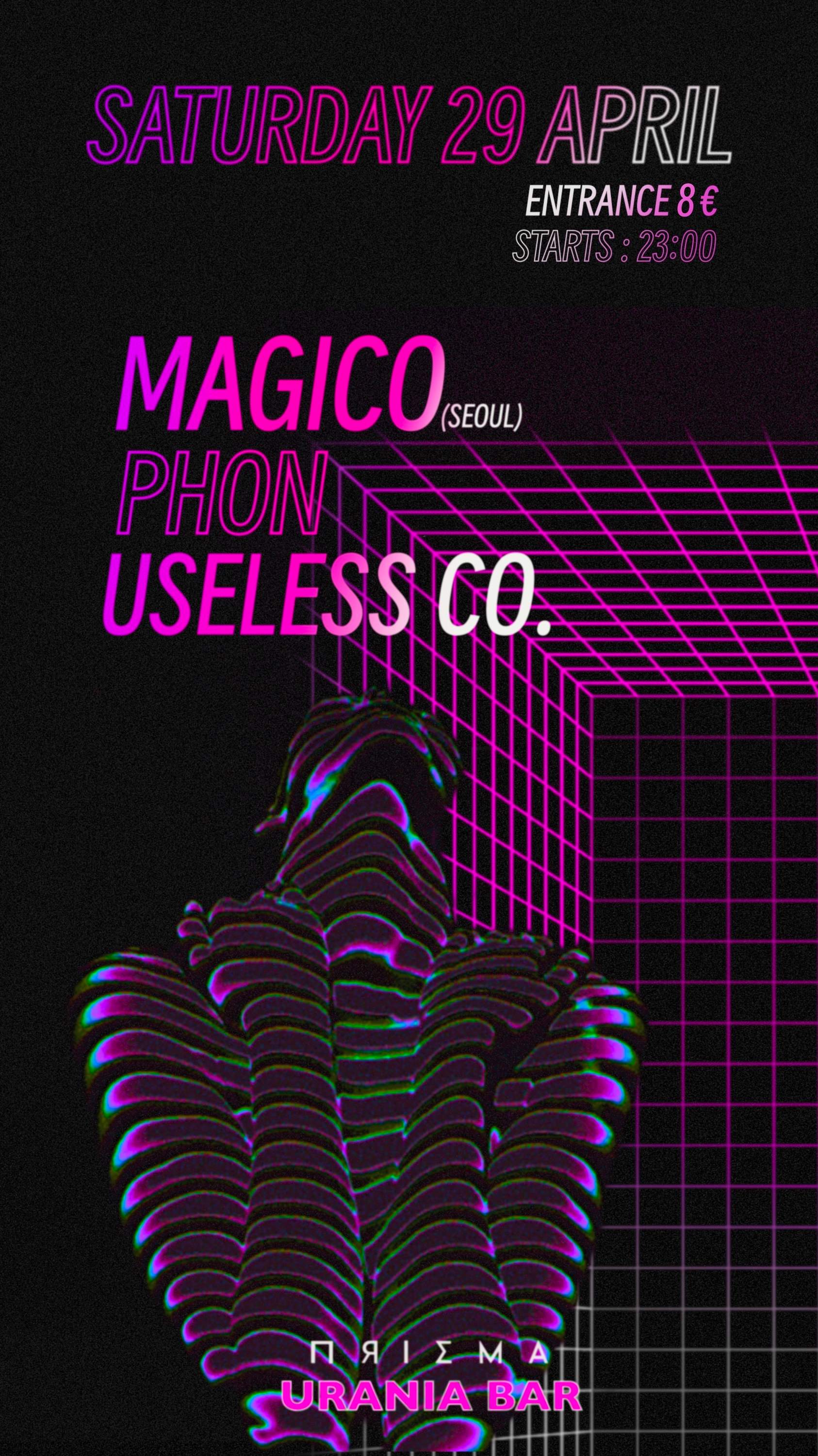 PRISM presents MAGICO - Página frontal