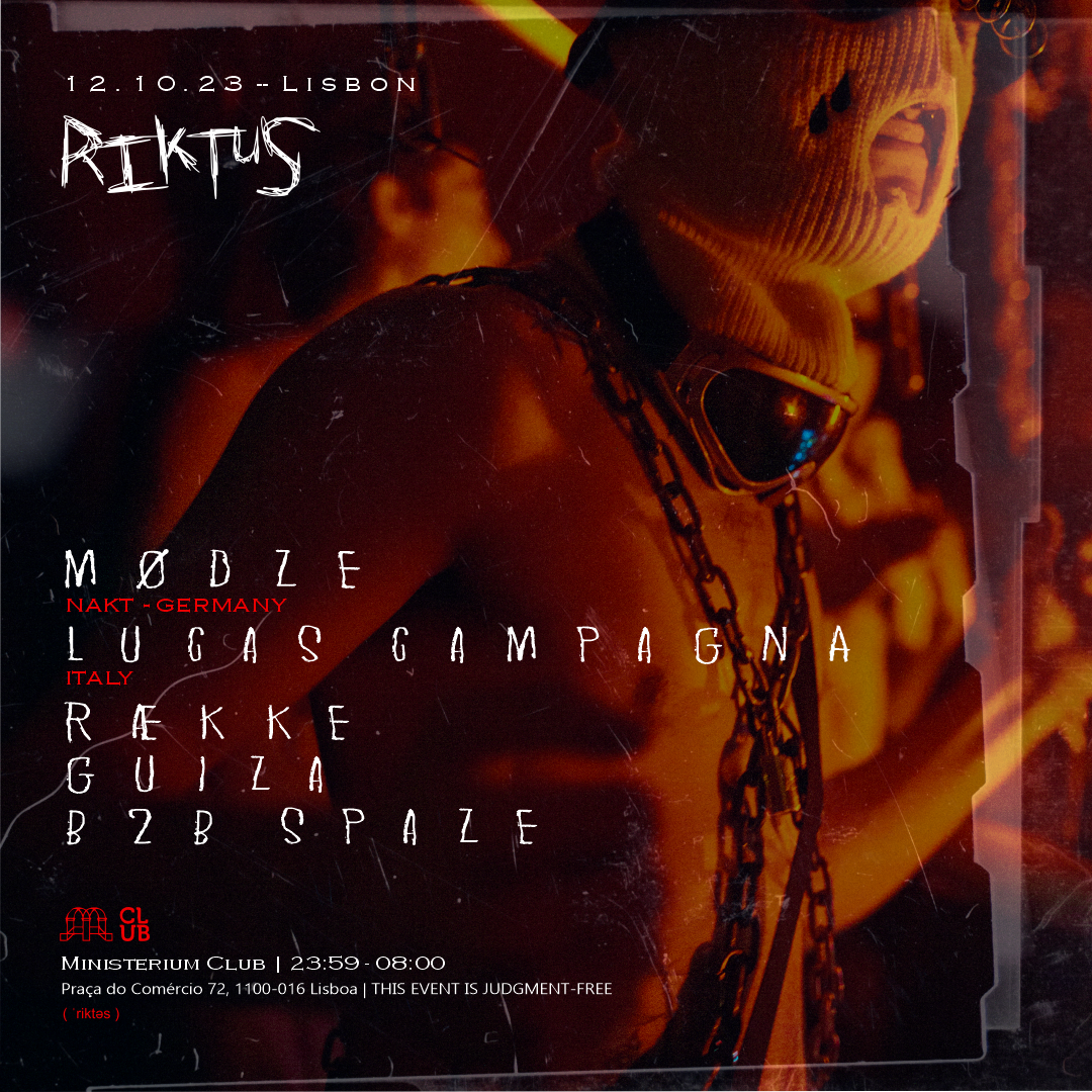 Riktus - Hard Spirits with Mødze (Germany), Lucas Campagna (Italy) - フライヤー表