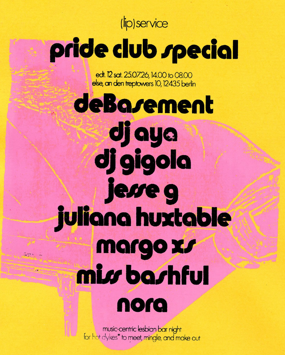 Else x (lip) service edt. 12 CSD club special bei Else, Berlin