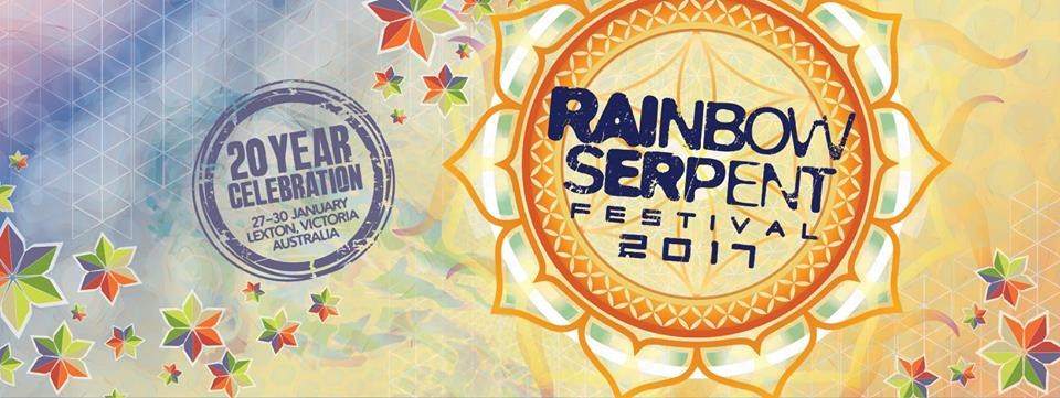 Rainbow Serpent Festival 2017 - フライヤー表