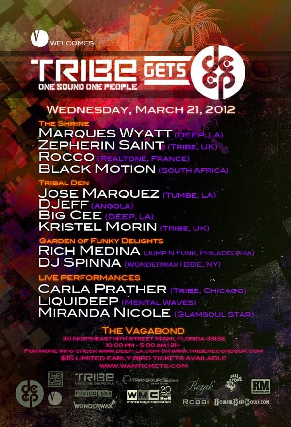 Tribe Gets Deep - Wmc 2012 - Página trasera