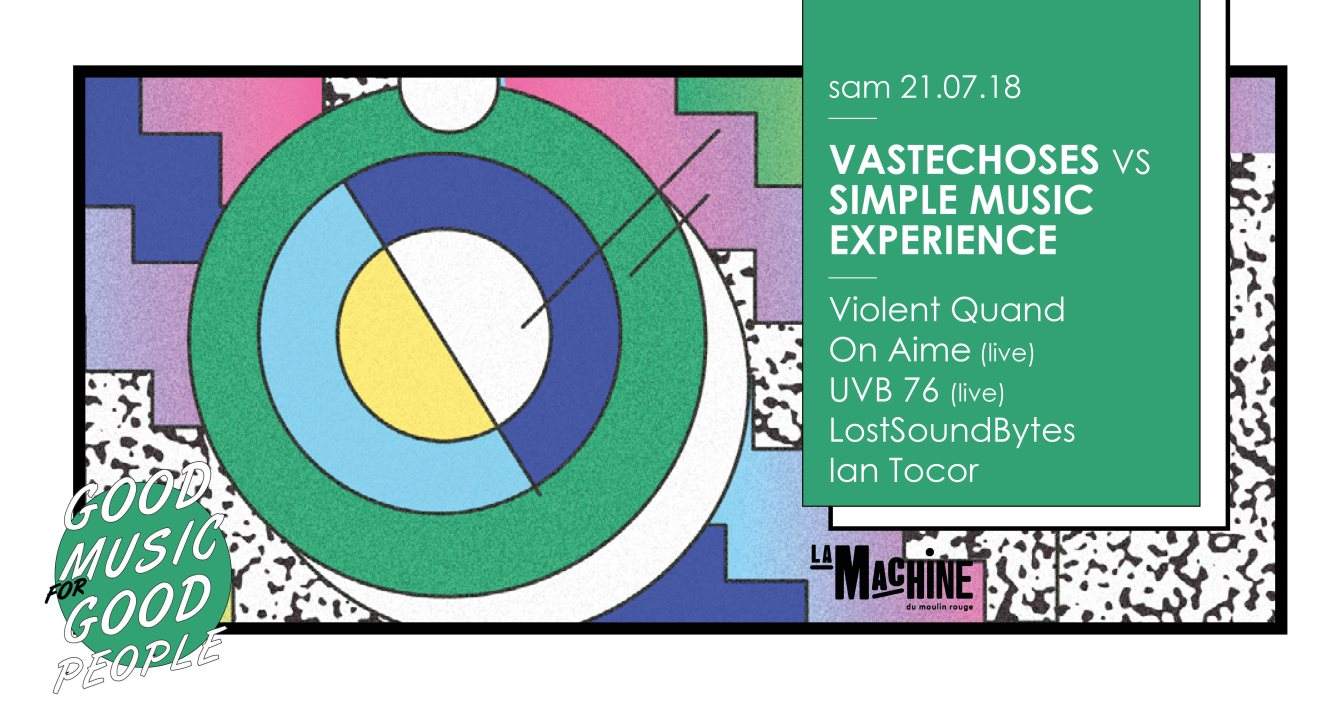 Vastechoses vs. Simple Music Experience • Good Music For Good People - Página frontal