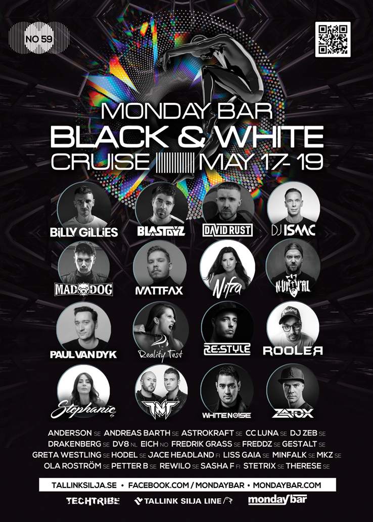 Monday Bar Black & White Cruise (no 59) - Página frontal
