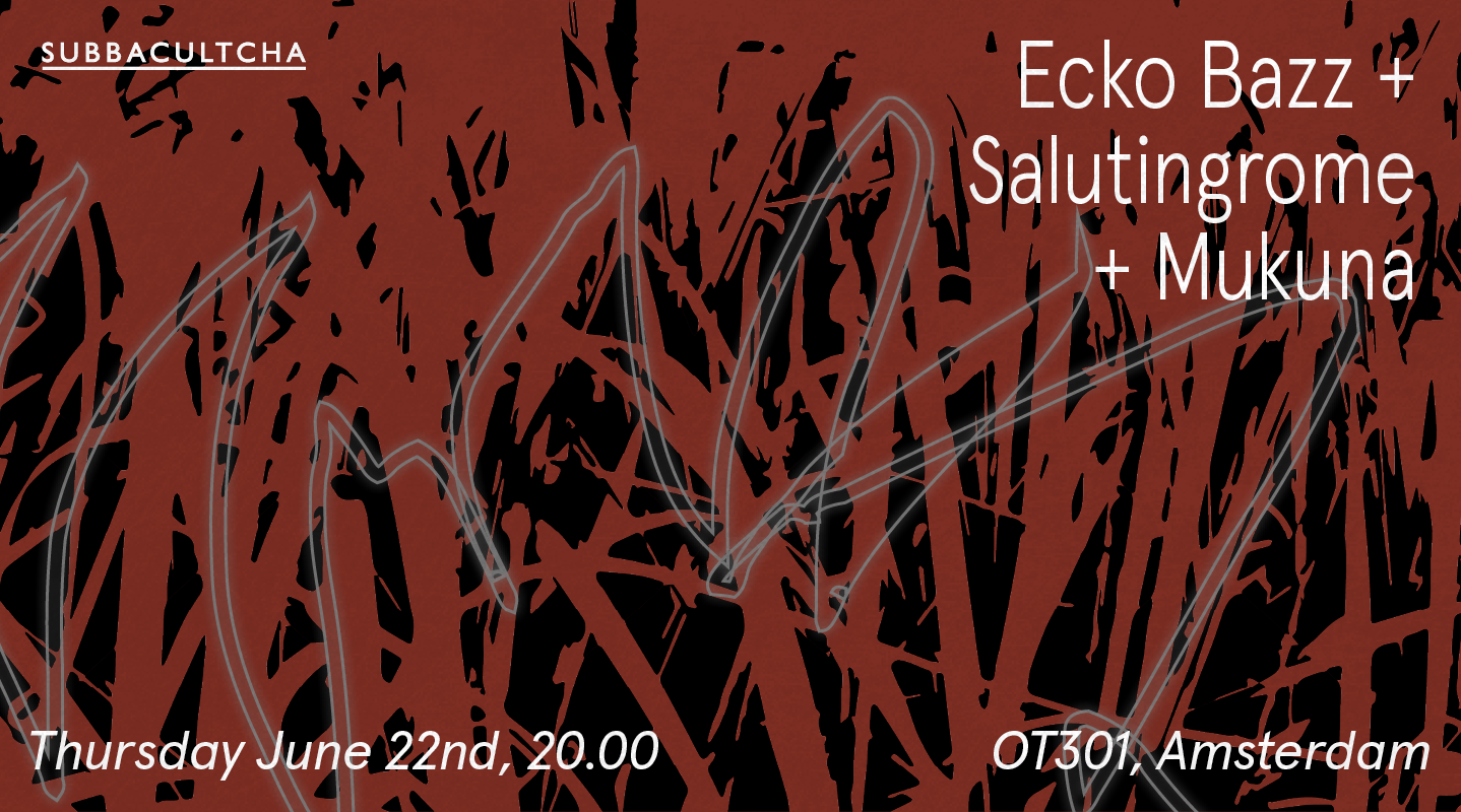 Ecko Bazz with Salutingrome + Mukuna at Muziekgebouw aan t' IJ, Amsterdam