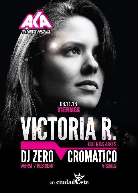 Victoria R. & DJ Zero - フライヤー表