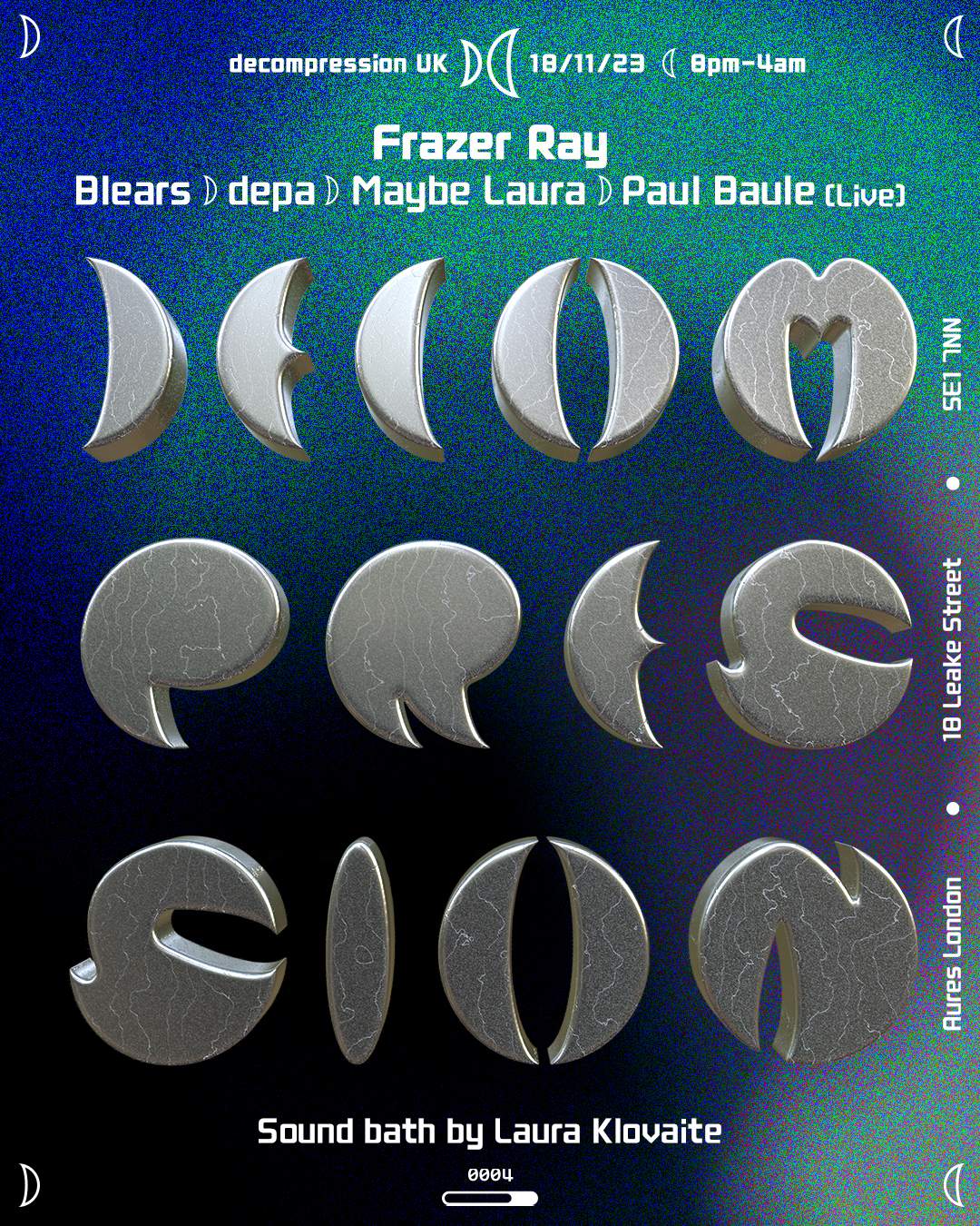 decompression vol.4 with Frazer Ray - フライヤー表