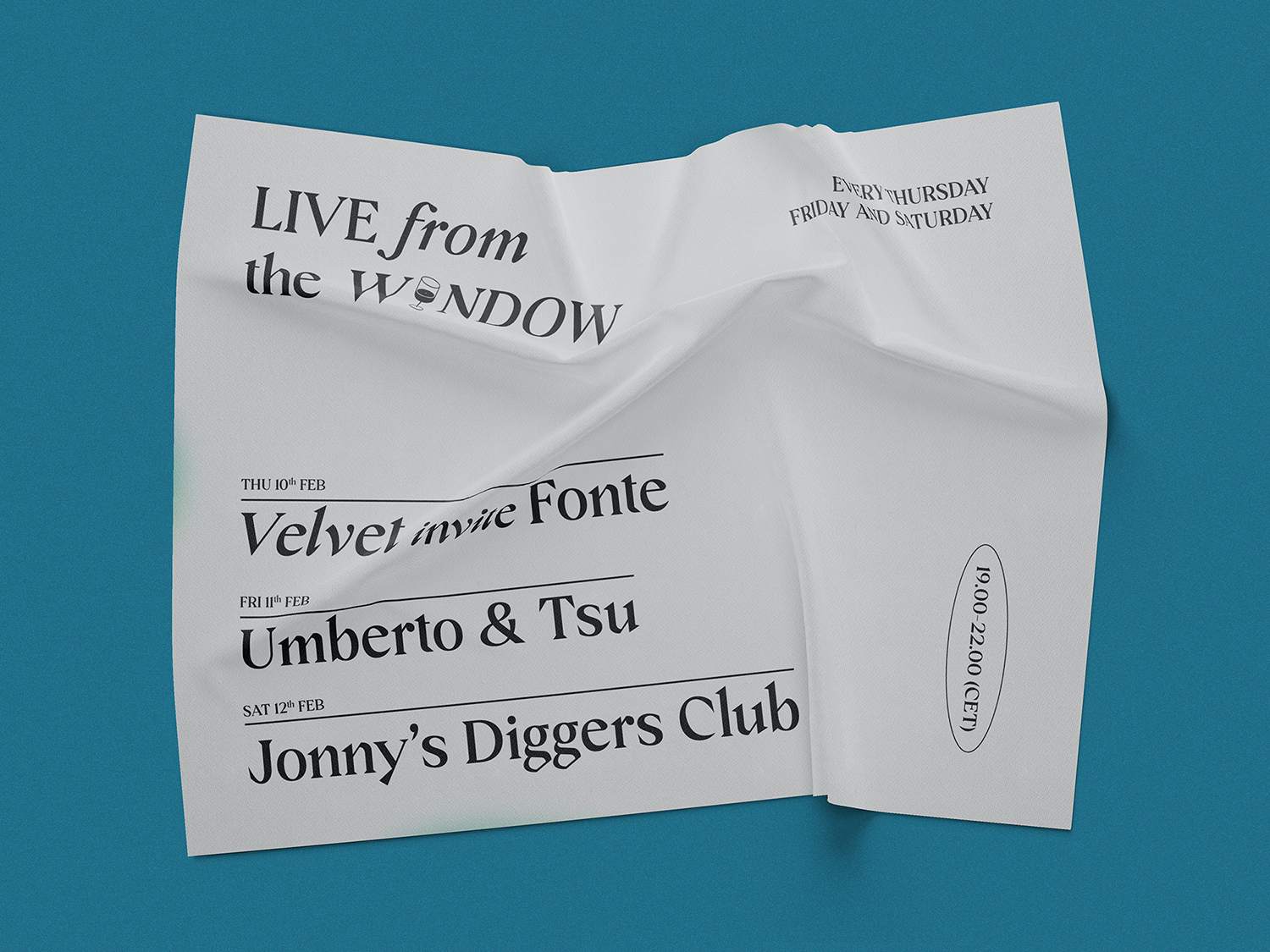 Live From The Window: Umberto & Tsu - Página frontal
