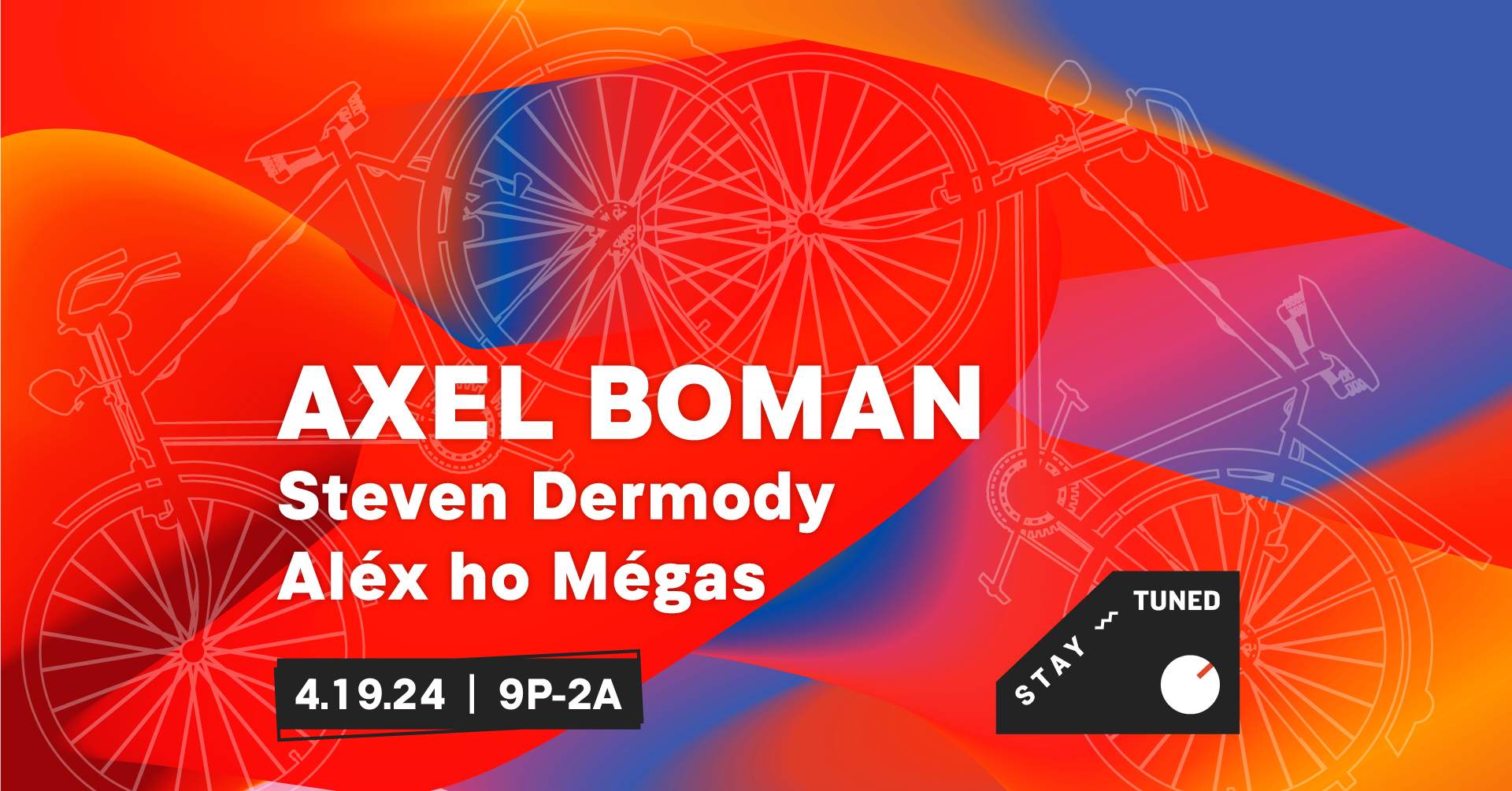 Frequency with Axel Boman, Aléx ho Mégas, Steven Dermody - フライヤー表