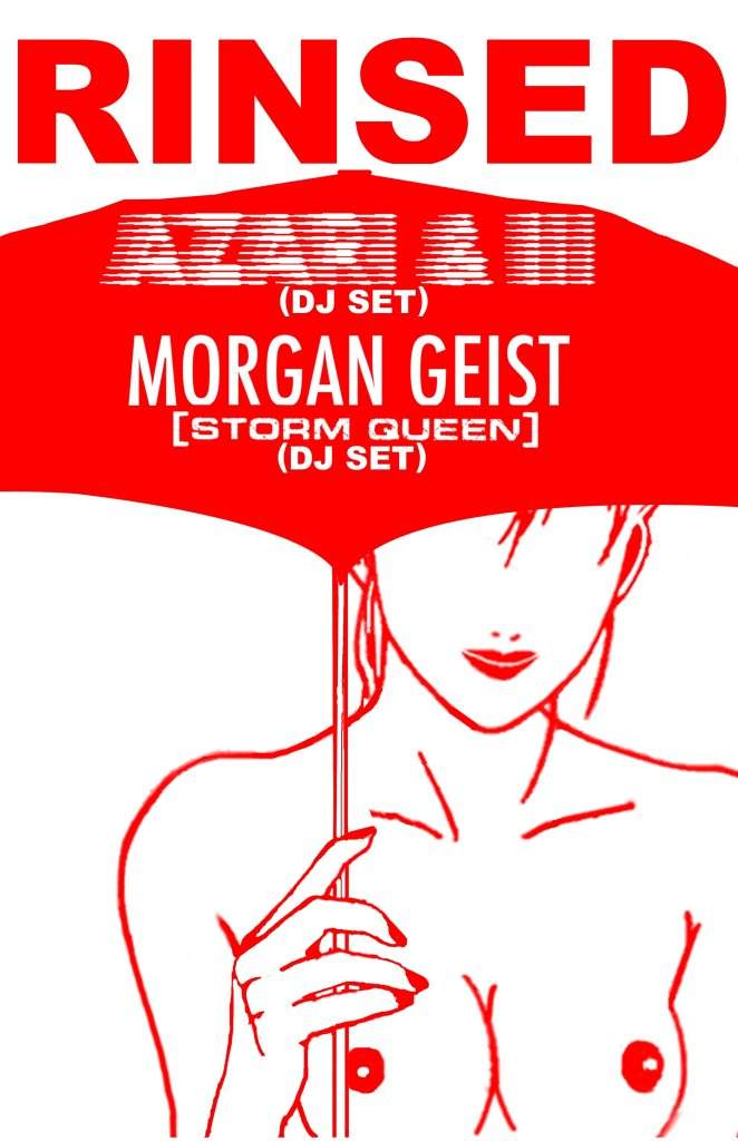 Rinsed with Azari & III + Morgan Geist - Página frontal