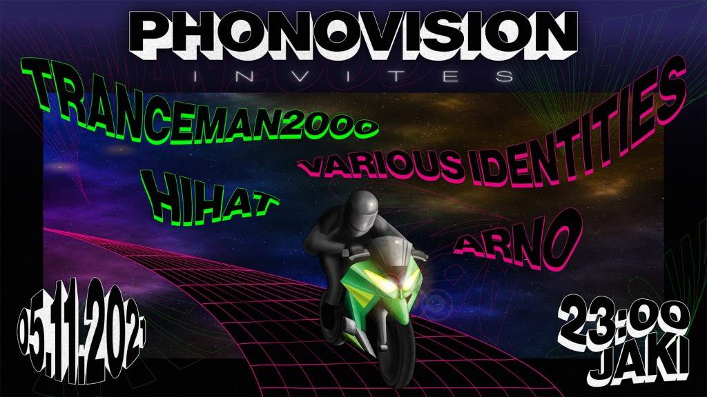 Phonovision Invites: Tranceman2000 - Página frontal