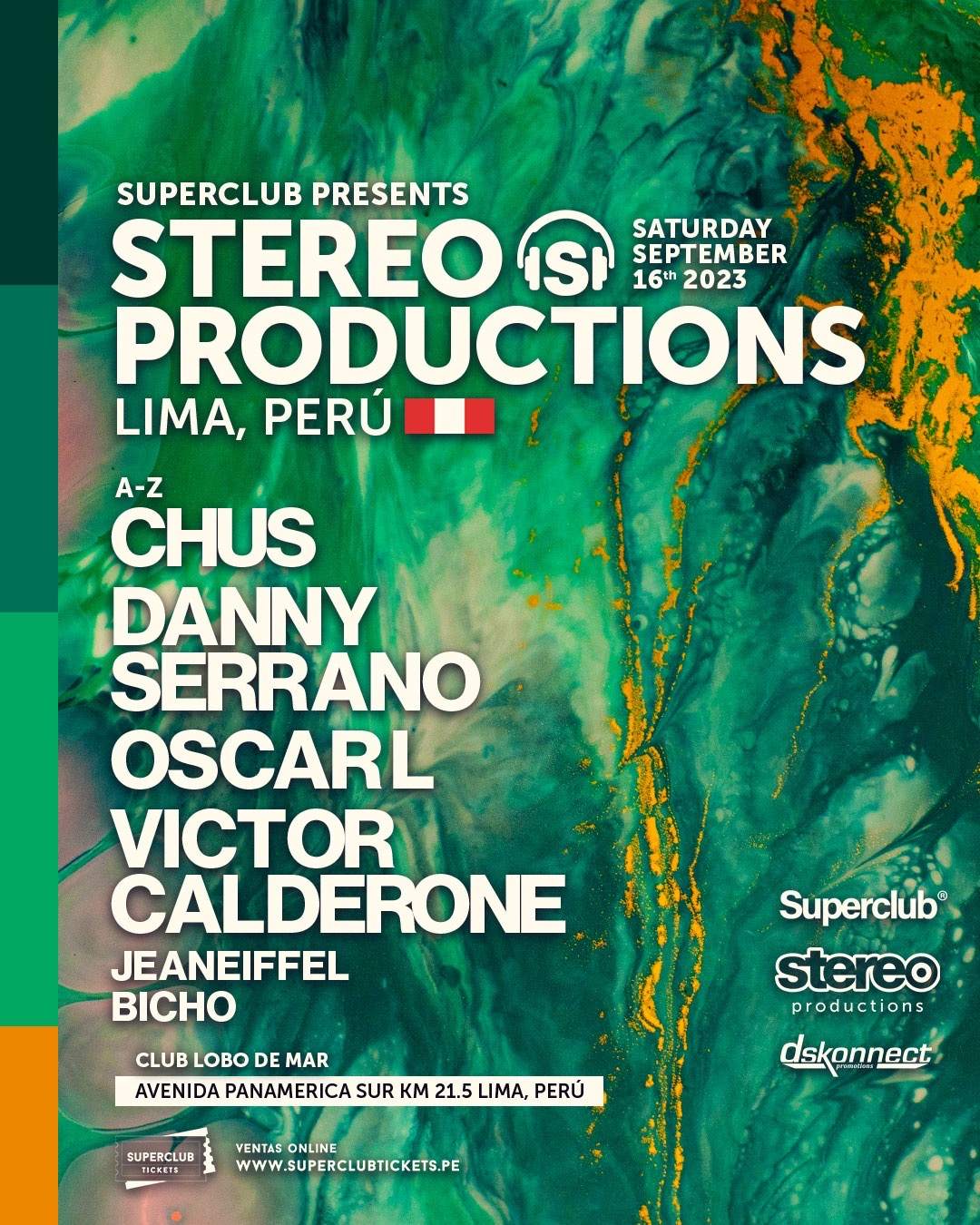 Stereo Productions Showcase 2023 - フライヤー表