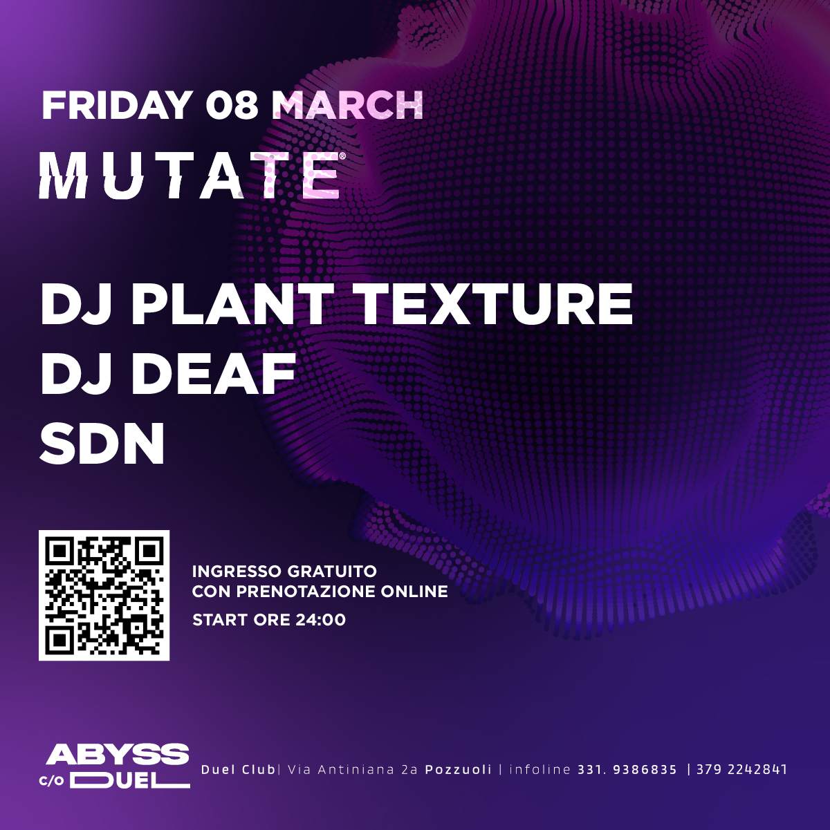 Duel presents: DJ Plant Texture, DJ Deaf, SDN - Página frontal