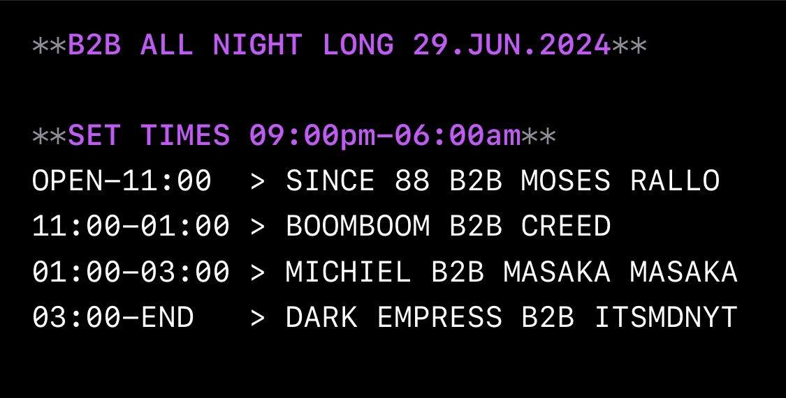 B2B ALL NIGHT LONG at The Meat GUY, Uganda