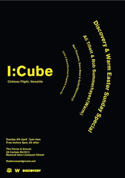 Discovery & Warm Easter Sunday Special with I:cube - Página trasera