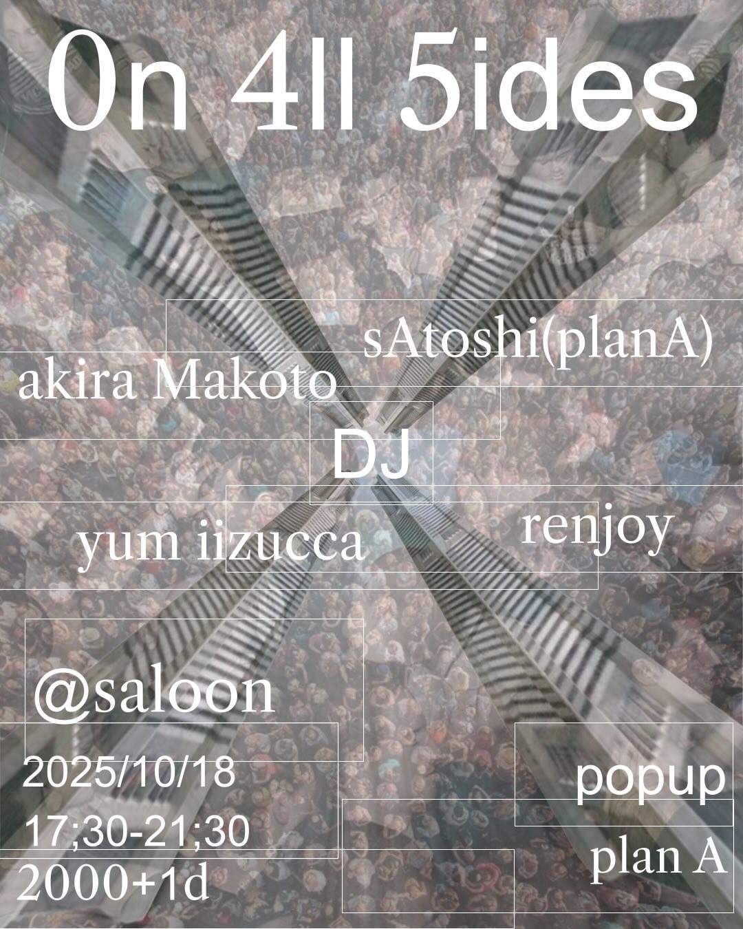 0n 4ll 5ides at Saloon, Tokyo