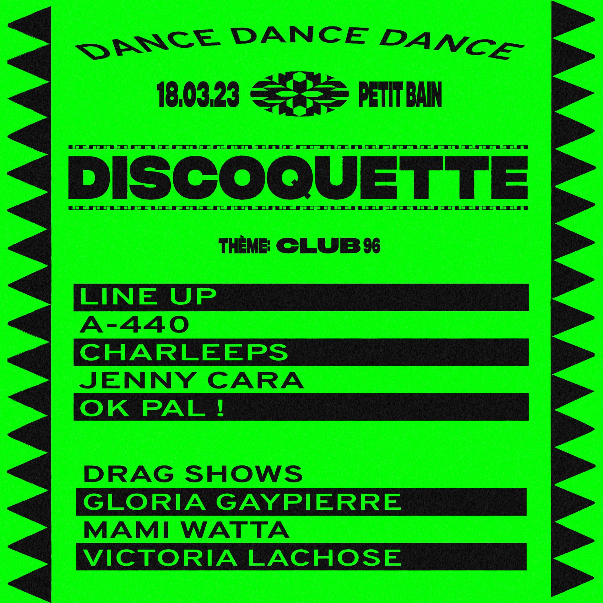 Discoquette: Club 96 at Petit Bain, Paris